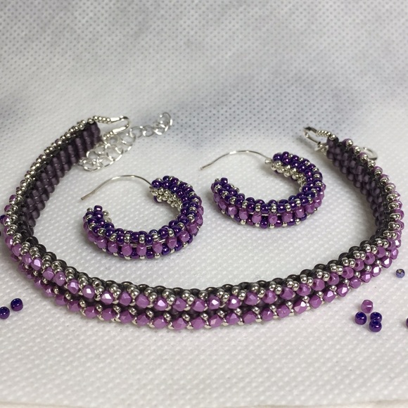Jewelry From the Heart Jewelry - JEWELRY FROM THE HEART Lilac & Silver Set